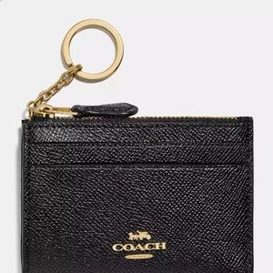 Coach Mini Skinny ID Case Black